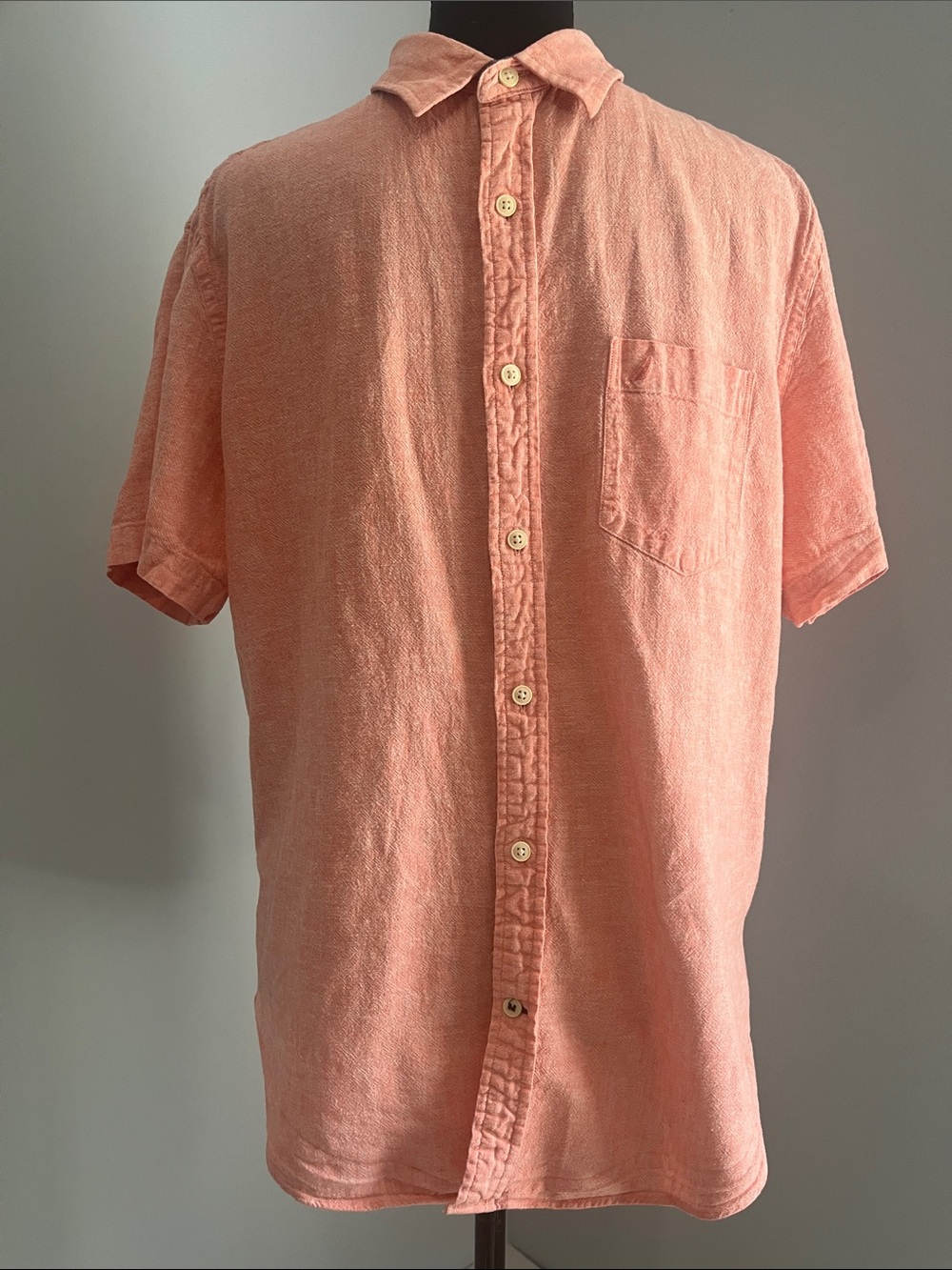 Nautica Men’s Short-Sleeve Button-Down Shirt